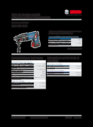 SDS-draaihamers Bosch GBH 18V-26 D