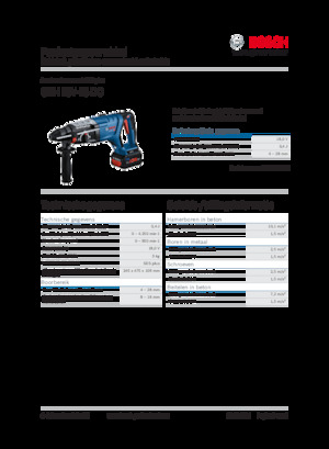 SDS-draaihamers Bosch GBH 18V-28 DC