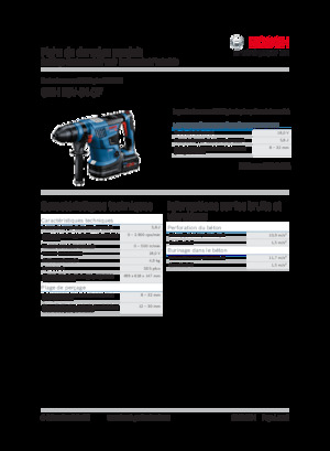 SDS-draaihamers Bosch GBH 18V-34 CF