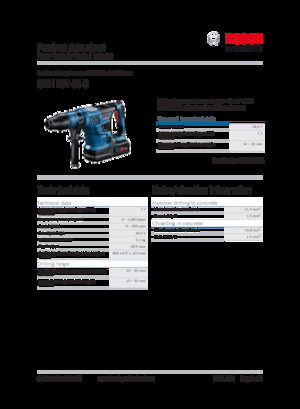 SDS-draaihamers Bosch GBH 18V-36 C