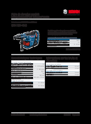 SDS-draaihamers Bosch GBH 18V-40 C