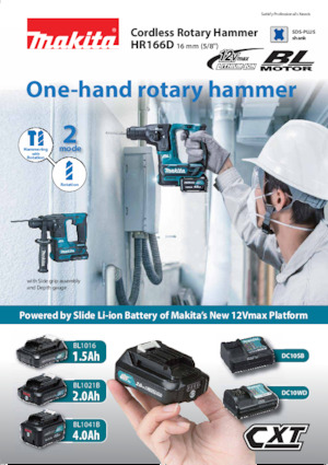 SDS-draaihamers Makita HR166D