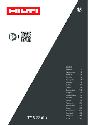 SDS-draaihamers Hilti TE 5-22