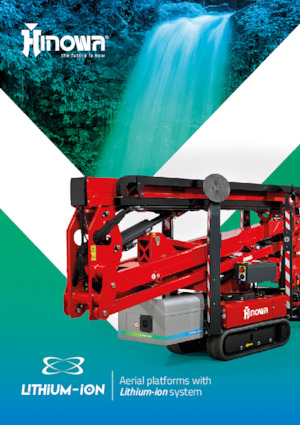 Knikarmhoogwerkers op rupsbanden Hinowa Goldlift 14.70 IIIS