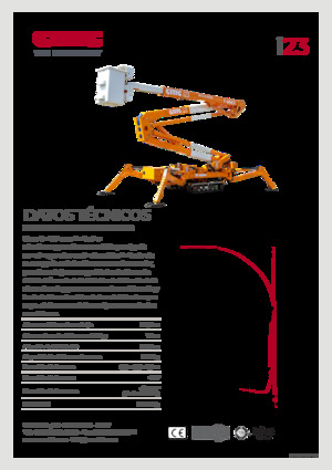 Knikarmhoogwerkers op rupsbanden CMC i23