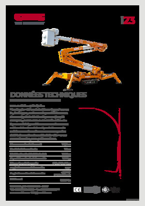 Knikarmhoogwerkers op rupsbanden CMC i23