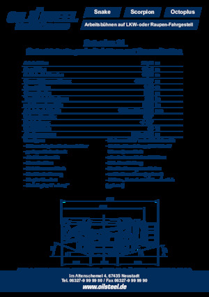 Knikarmhoogwerkers op rupsbanden Oil & Steel Octoplus 21