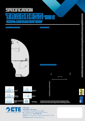 Knikarmhoogwerkers op rupsbanden CTE Traccess 170 E