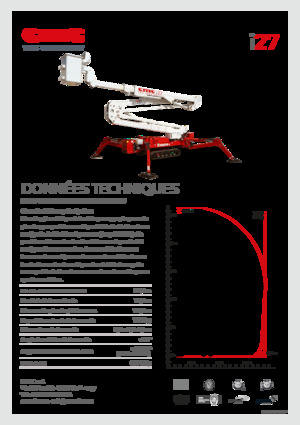Knikarmhoogwerkers op rupsbanden CMC i27