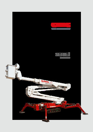 Knikarmhoogwerkers op rupsbanden CMC i27