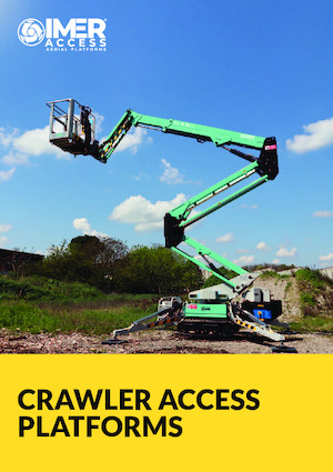 Knikarmhoogwerkers op rupsbanden Imer IM R 15 DA