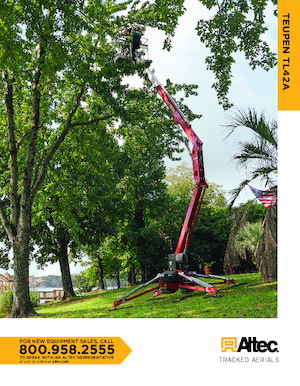 Knikarmhoogwerkers op rupsbanden TEUPEN TL42A