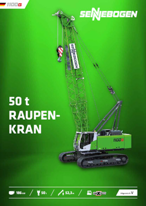 Rupskranen - Traliearm Sennebogen 1100G