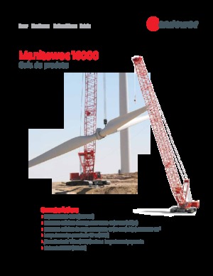 Rupskranen - Traliearm Manitowoc 16000