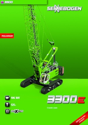 Rupskranen - Traliearm Sennebogen 3300