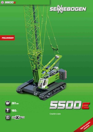 Rupskranen - Traliearm Sennebogen 5500