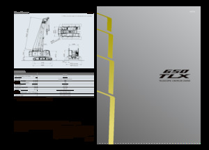 Rupskranen - Traliearm Hitachi Sumitomo 650TLX
