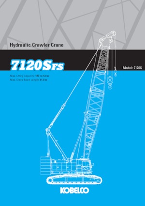 Rupskranen - Traliearm Kobelco 7120SFS
