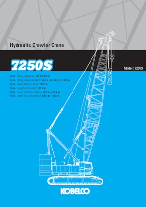Rupskranen - Traliearm Kobelco 7250S