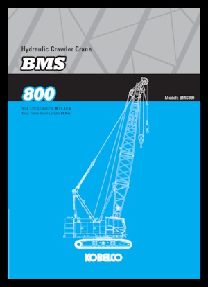 Rupskranen - Traliearm Kobelco BMS800