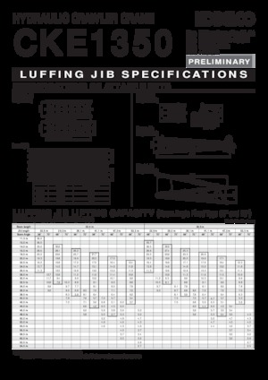 Rupskranen - Traliearm Kobelco CKE 1350