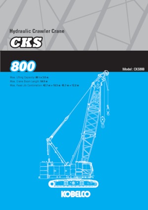 Rupskranen - Traliearm Kobelco CKS800