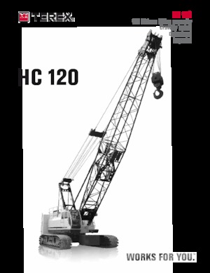 Rupskranen - Traliearm TEREX CRANES HC 120