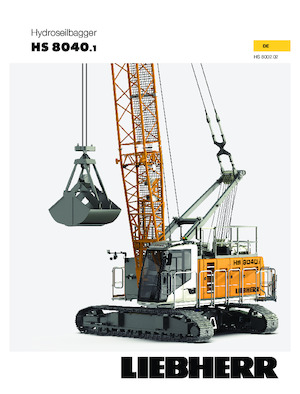 Rupskranen - Traliearm Liebherr HS 8040.1