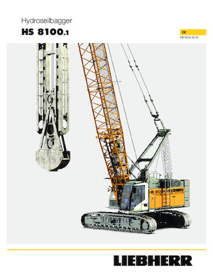 Rupskranen - Traliearm Liebherr HS 8100.1 