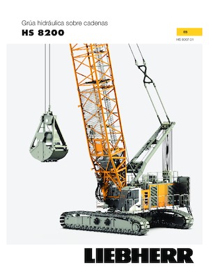 Rupskranen - Traliearm Liebherr HS 8200