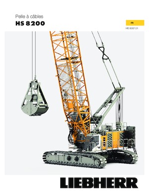 Rupskranen - Traliearm Liebherr HS 8200