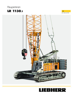 Rupskranen - Traliearm Liebherr LR 1130.1