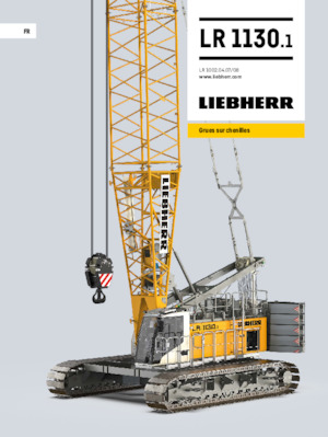 Rupskranen - Traliearm Liebherr LR 1130.1