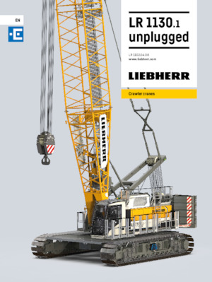 Rupskranen - Traliearm Liebherr LR 1130.1 Unplugged 