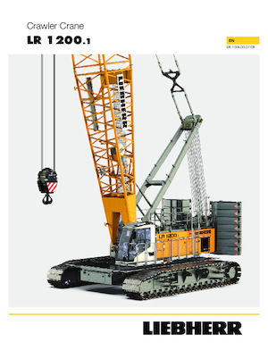 Rupskranen - Traliearm Liebherr LR 1200.1