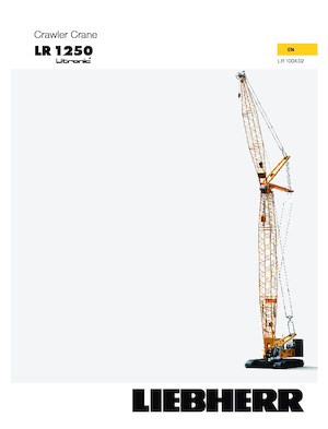 Rupskranen - Traliearm Liebherr LR 1250