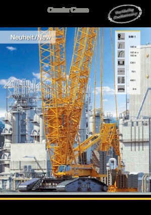 Rupskranen - Traliearm Liebherr LR 1800-1.0