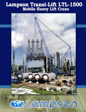 Rupskranen - Traliearm Lampson LTL-1500