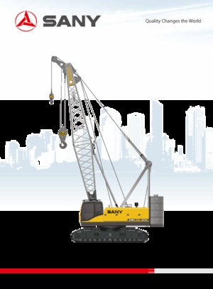 Rupskranen - Traliearm Sany SCC1000E