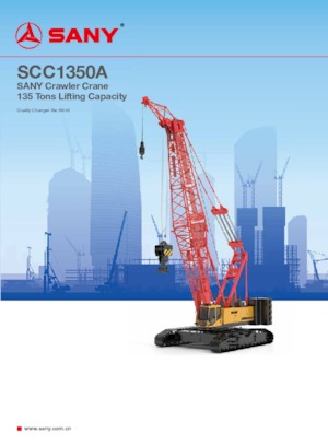 Rupskranen - Traliearm Sany SCC1350A