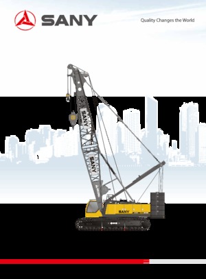 Rupskranen - Traliearm Sany SCC1800