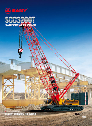 Rupskranen - Traliearm Sany SCC3200T