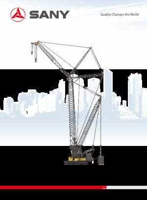 Rupskranen - Traliearm Sany SCC4000A