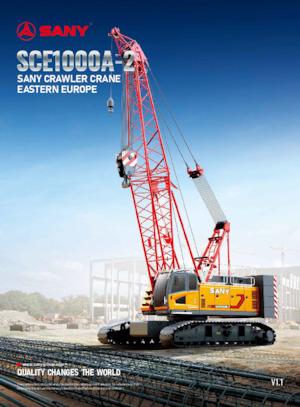 Rupskranen - Traliearm Sany SCE1000A-2