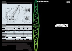 Rupskranen - Traliearm Hitachi Sumitomo SCX1000A-3