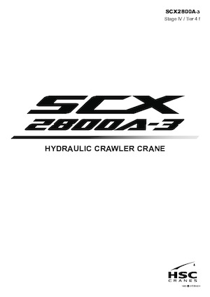 Rupskranen - Traliearm Hitachi Sumitomo SCX2800A-3