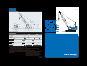 Rupskranen - Traliearm Hitachi Sumitomo SCX700E