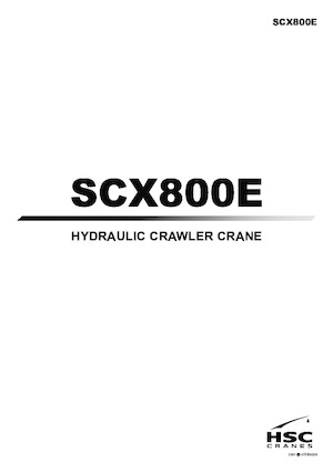 Rupskranen - Traliearm Hitachi Sumitomo SCX800E