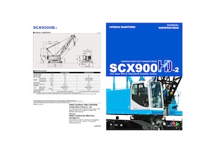 Rupskranen - Traliearm Hitachi Sumitomo SCX900HD-2