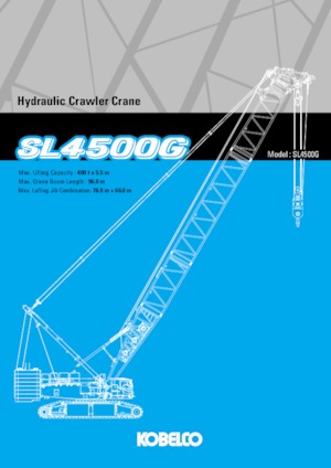 Rupskranen - Traliearm Kobelco SL4500G